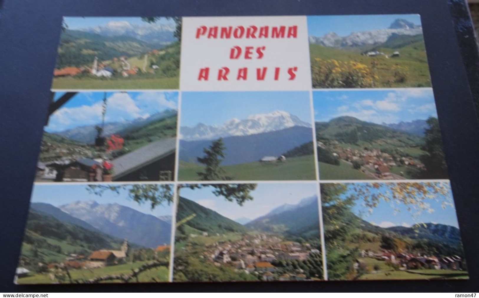 Panorama Des Aravis - Col Des Aravis Et Sa Vallée Haute-Savoie - S.E.C.A., Chambéry - La Clusaz