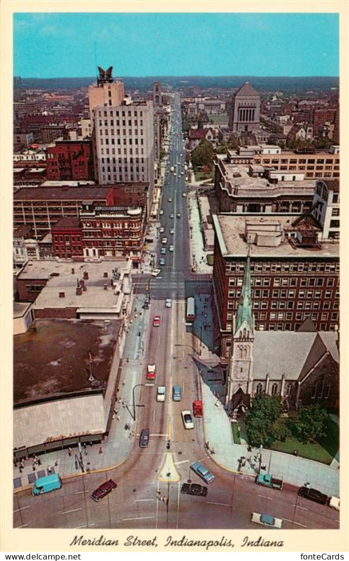 73881148 Indianapolis_Indiana Meridian Street From Monument Circle Fliegeraufnah - Otros & Sin Clasificación