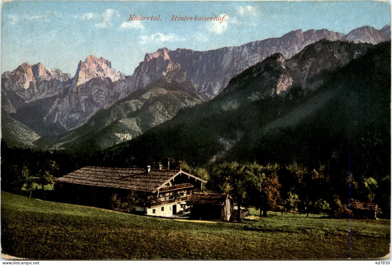 Kufstein/Tirol Und Rundherum - Kaisertal, Hinterkaiserhof - Kufstein
