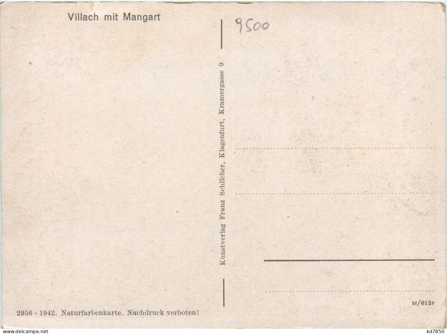 Villach/Kärnten - Villach, Mit Mangart - Villach