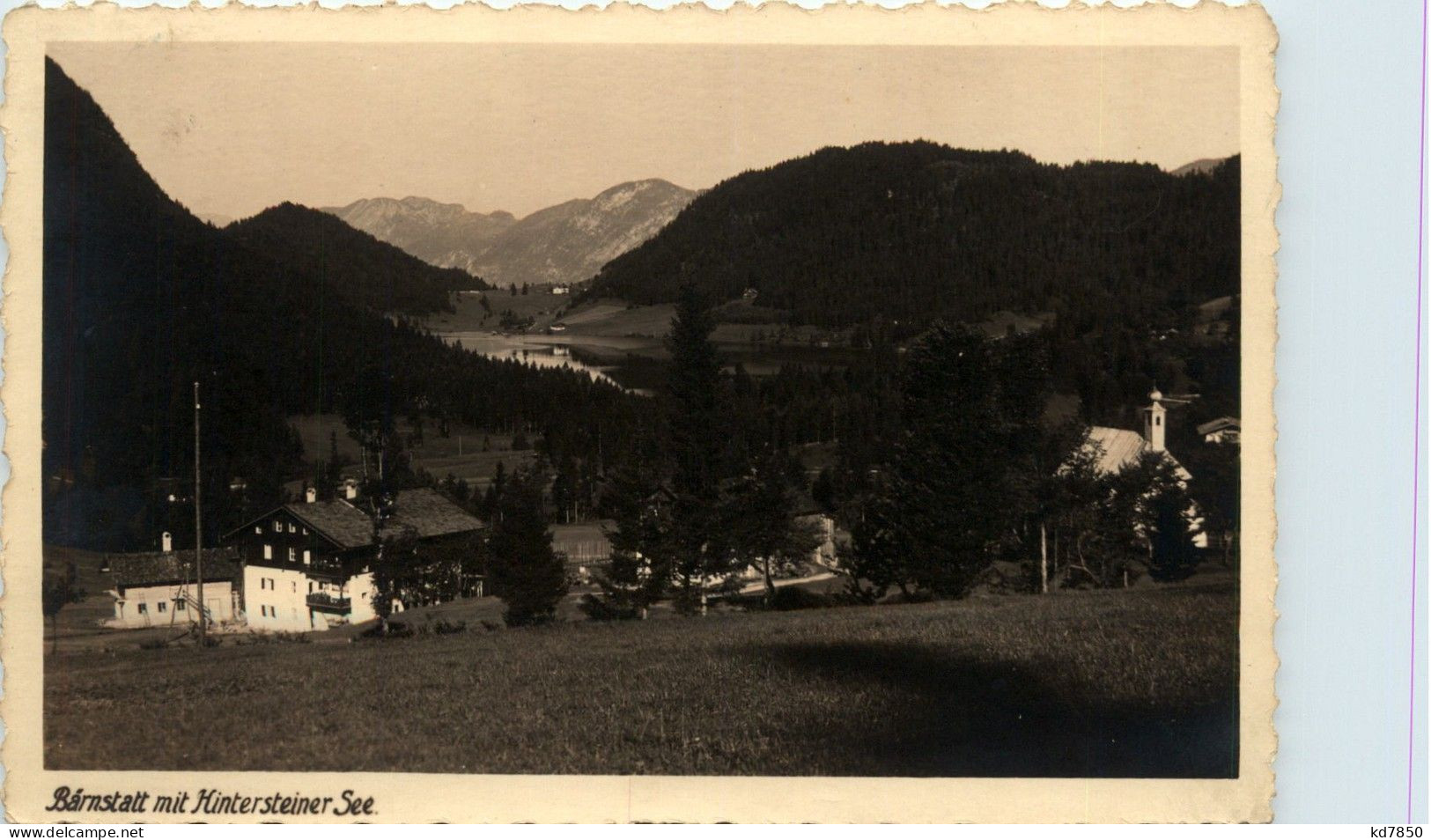 Kufstein/Tirol Und Rundherum - Bärnstatt Mit Hintersteiner See - Kufstein