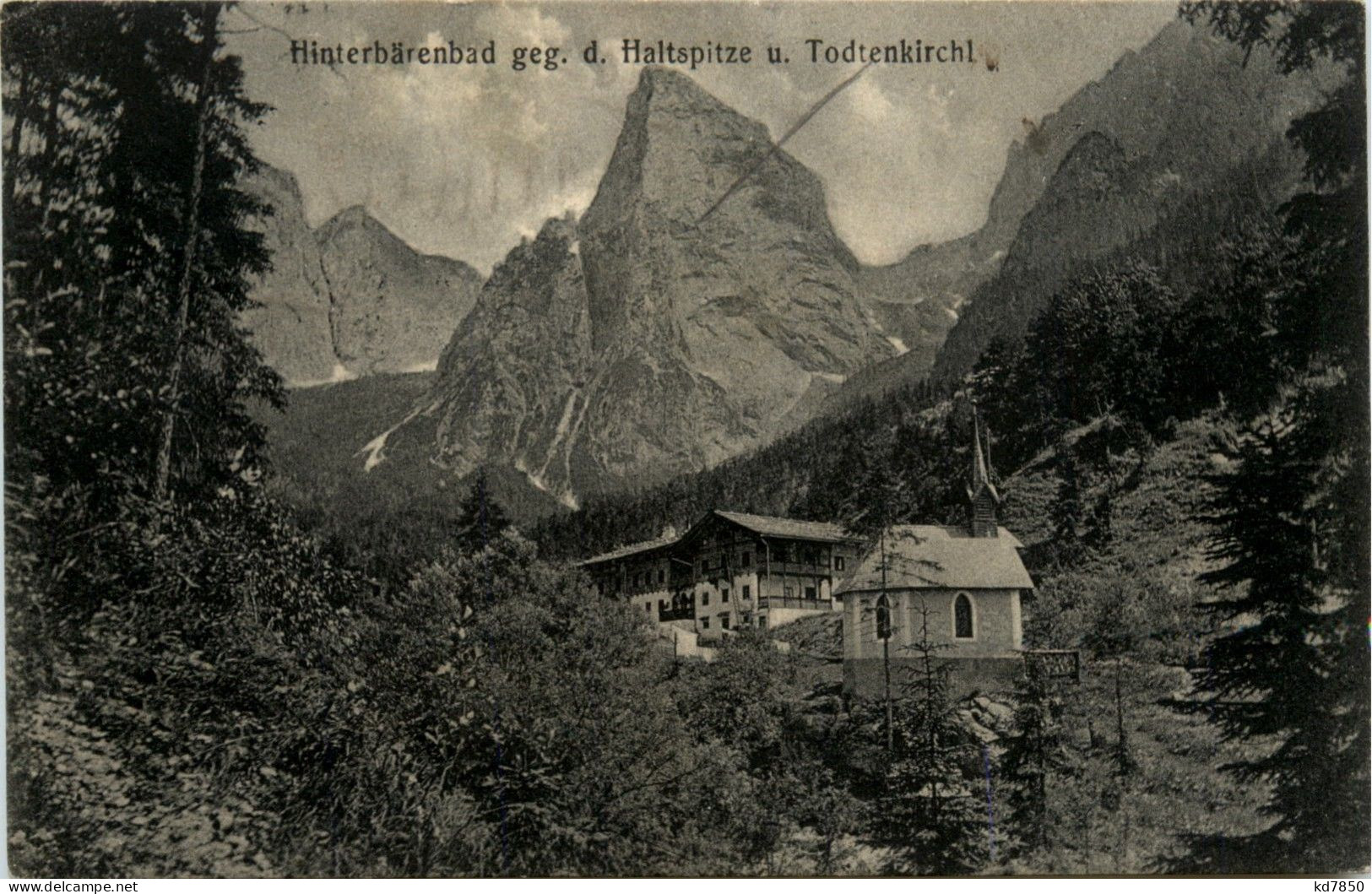 Hinterbärenbad Geg. D. Haltspitze U. Todtenkirchl - Kufstein