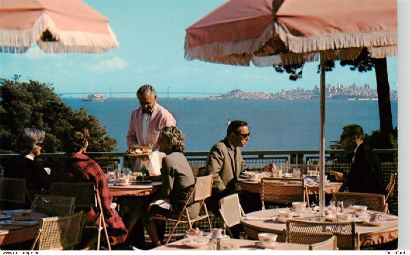 73881135 San_Francisco_California_USA The Continental Alta Mira Hotel Terrasse - Autres & Non Classés