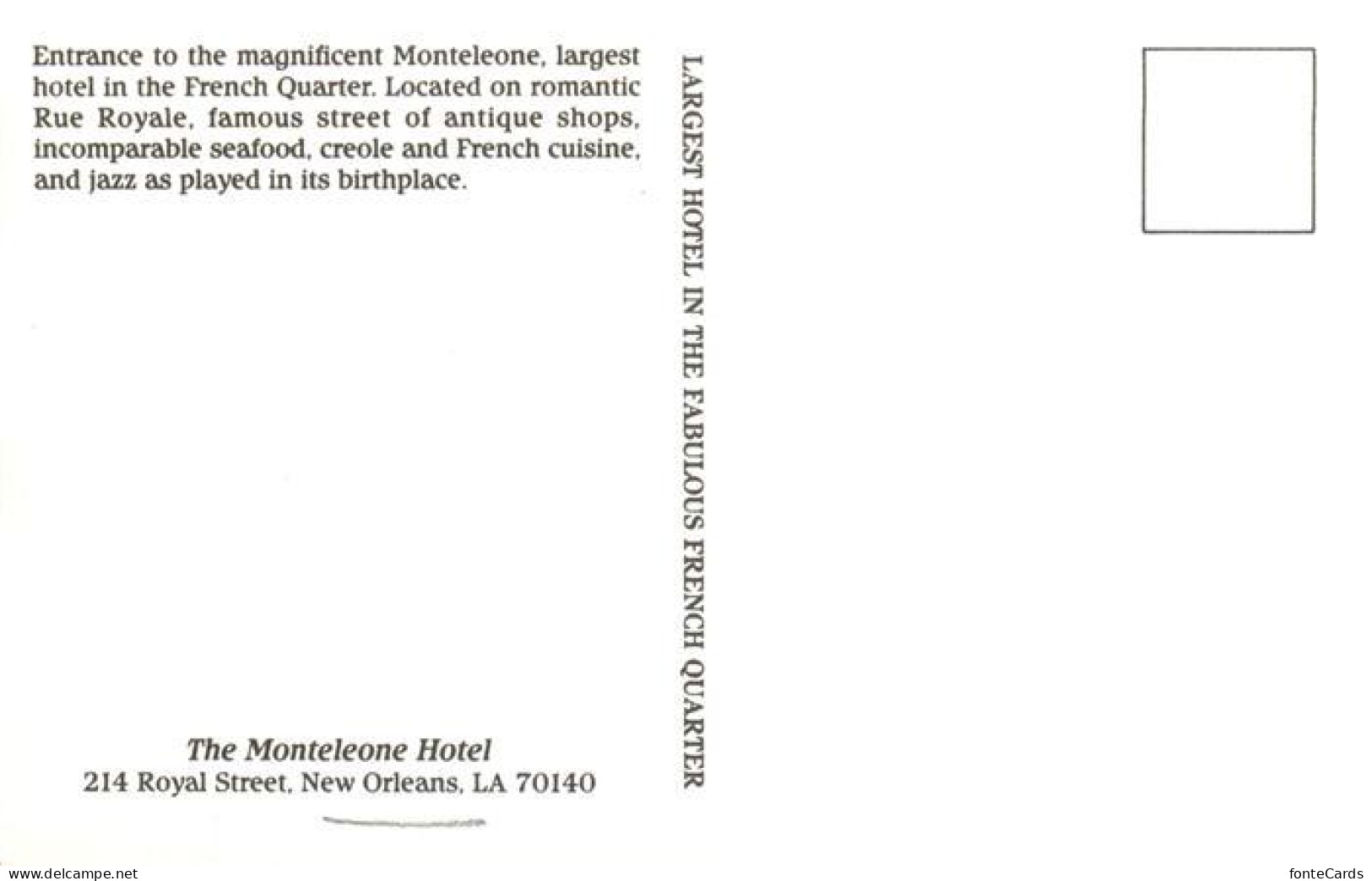 73881133 New_Orleans_Louisiana_USA The Monteleone Hotel - Other & Unclassified