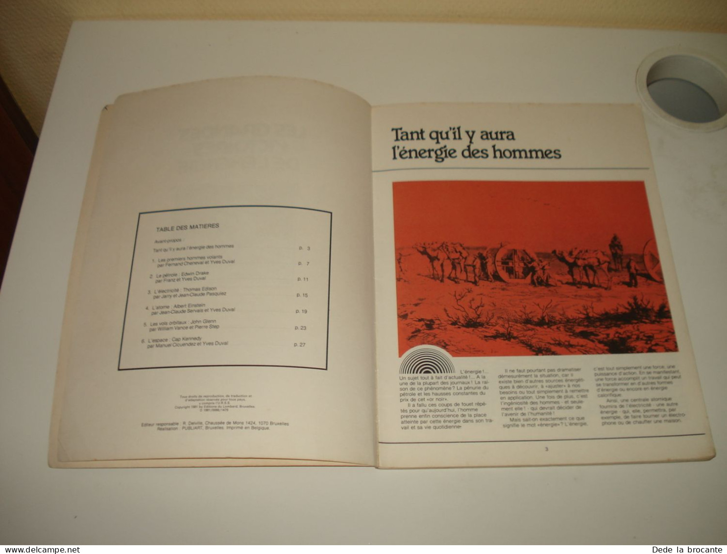 C55 (3) / Les Grandes Victoires De L'énergie - Edition Pub Coca Cola - EO De 1981 - Autres & Non Classés