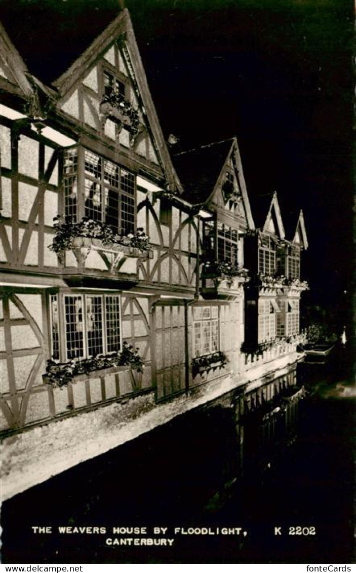 73881121 Canterbury  Kent UK The Weavers House By Floodlight  - Other & Unclassified