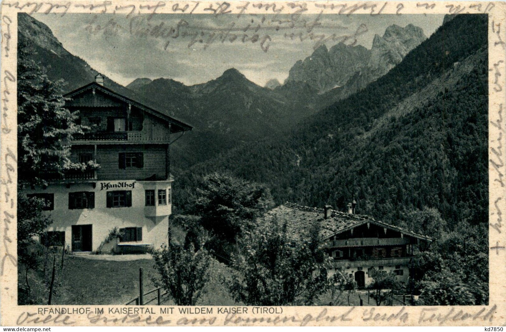 Kufstein Und Rundherum/Tirol - Pfändlhof Im Kaisertal Mit Wildem Kaiser - Kufstein