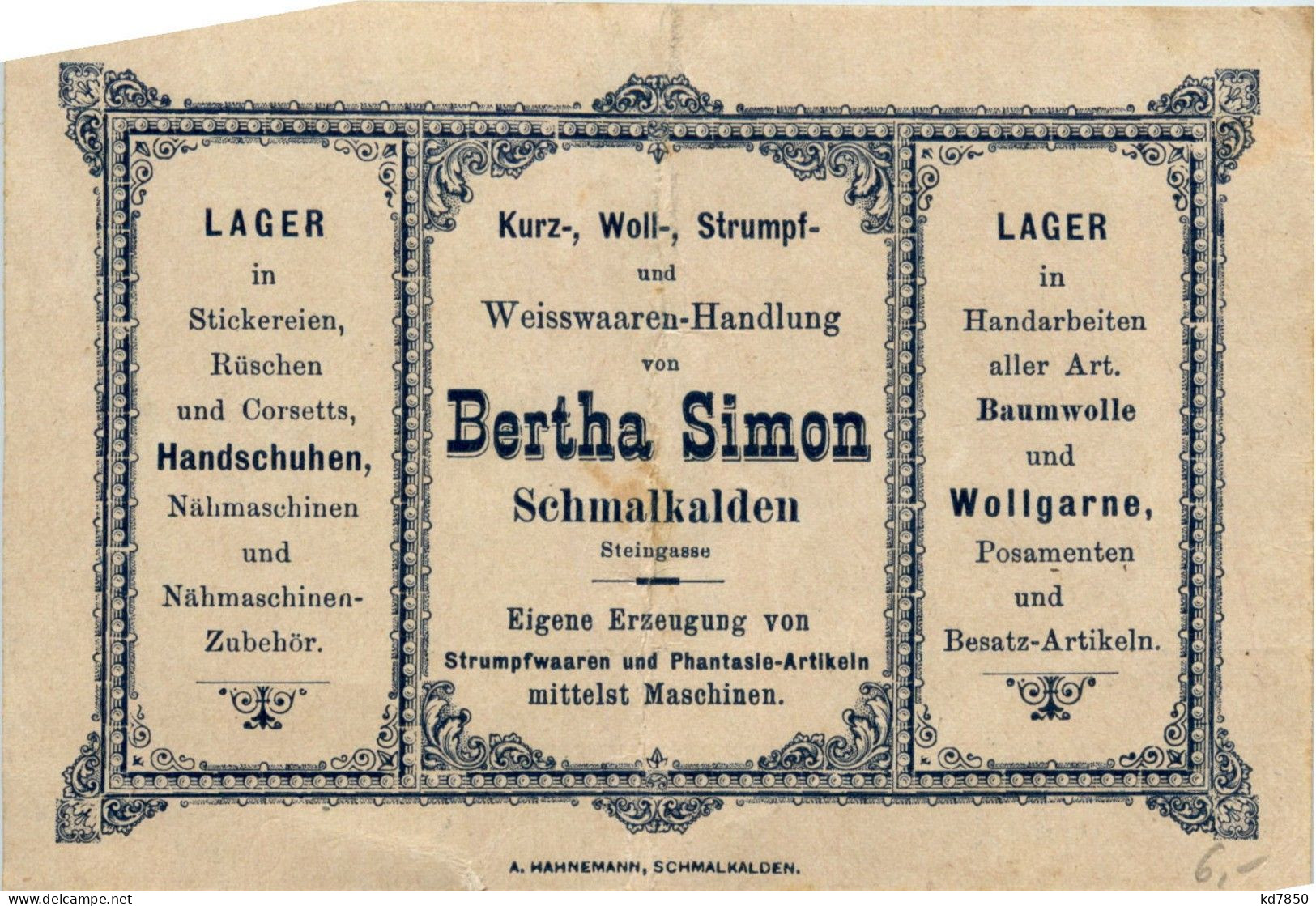 Schmalkalden - Bertha Simon - Schmalkalden