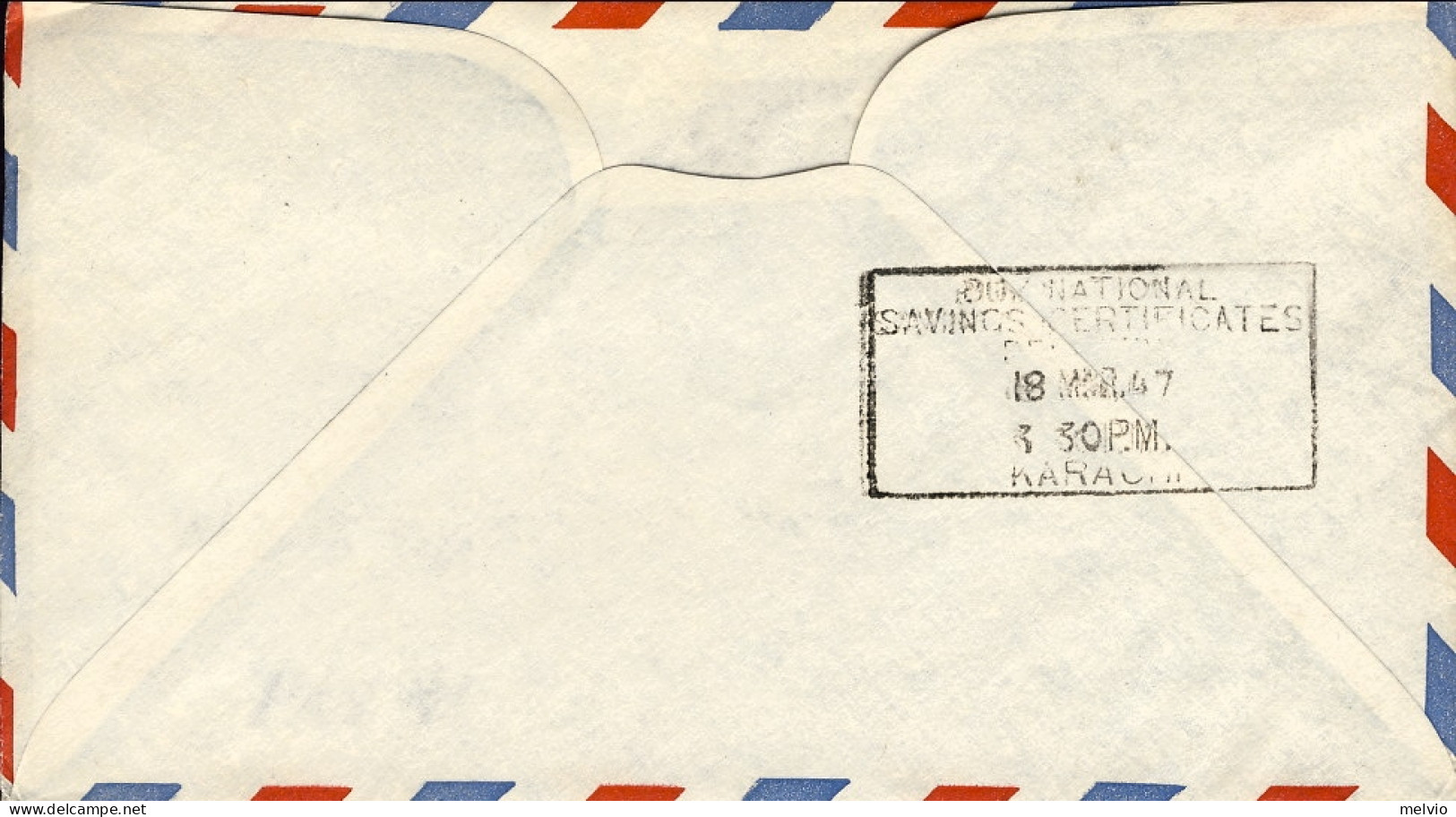 1947-Irlanda Pan American World Airways I^volo Luimneach Karachi - Briefe U. Dokumente