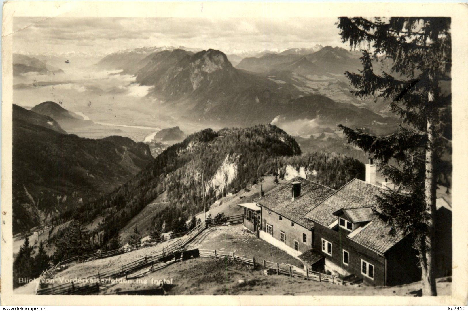 Kufstein/Tirol Und Rundherum - Blick Von Vorderkaiserfelden Ins Inntal - Kufstein