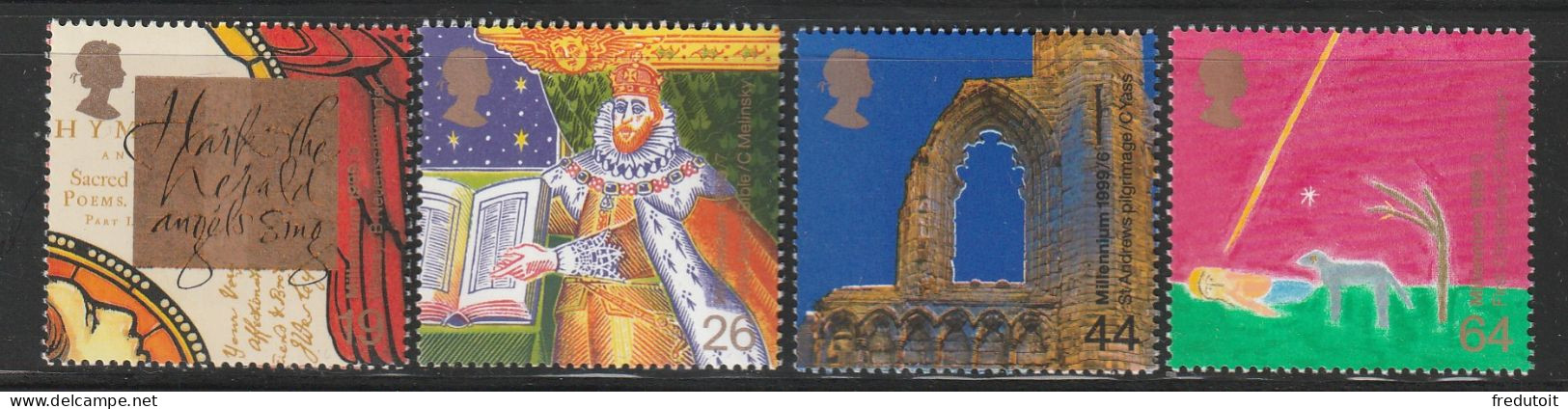 GRANDE BRETAGNE - N°2133/6 ** (1999) Millénaire (XI) - Unused Stamps