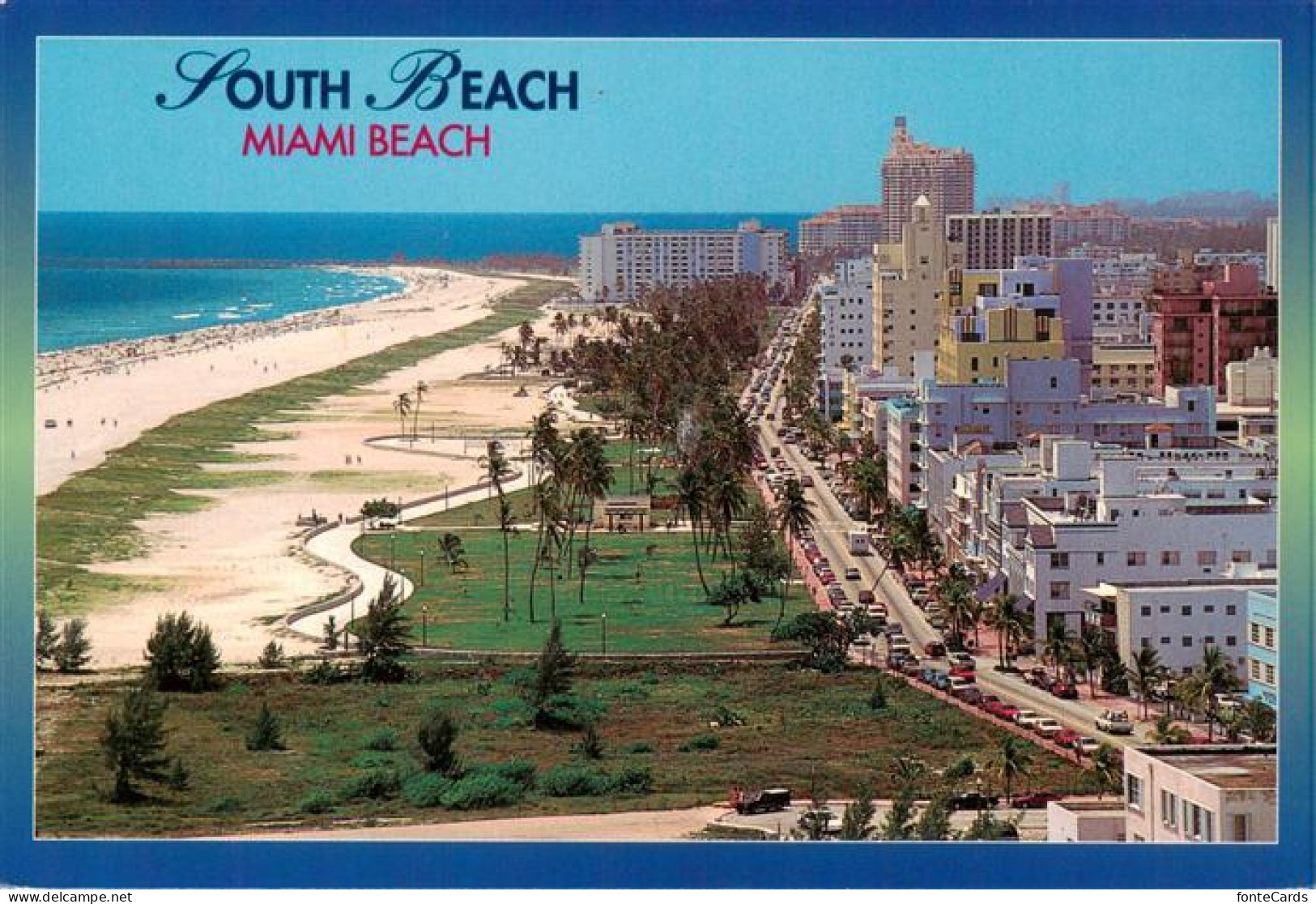 73881011 Miami_Beach Art Deco Hotels Along Ocean Drive - Autres & Non Classés