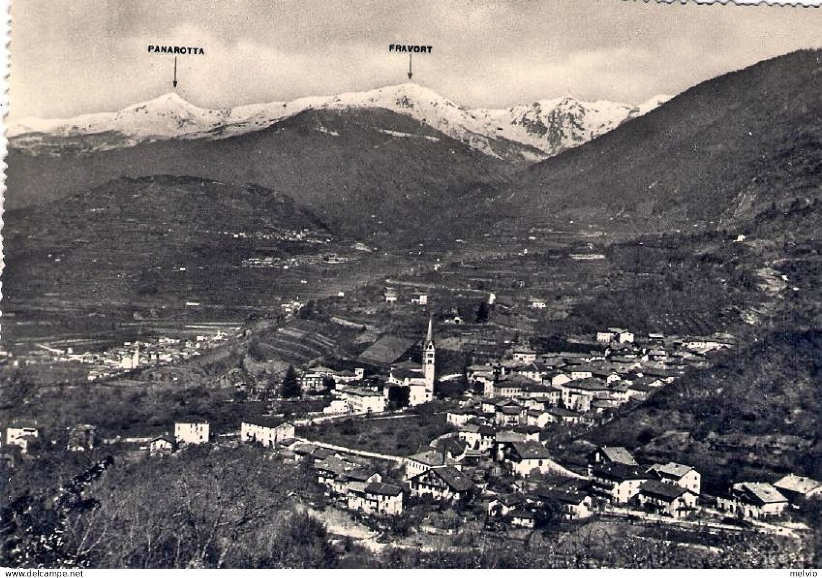 1957-cartolina Panorama "Strigno" Viaggiata - Trento