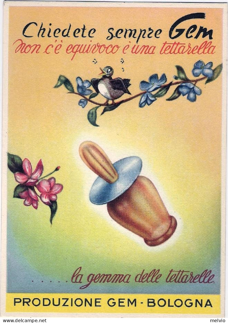 1950circa-Italia Cartolina Pubblicitaria "chiedete Sempre GEM Non C'è Equivoco è - Advertising