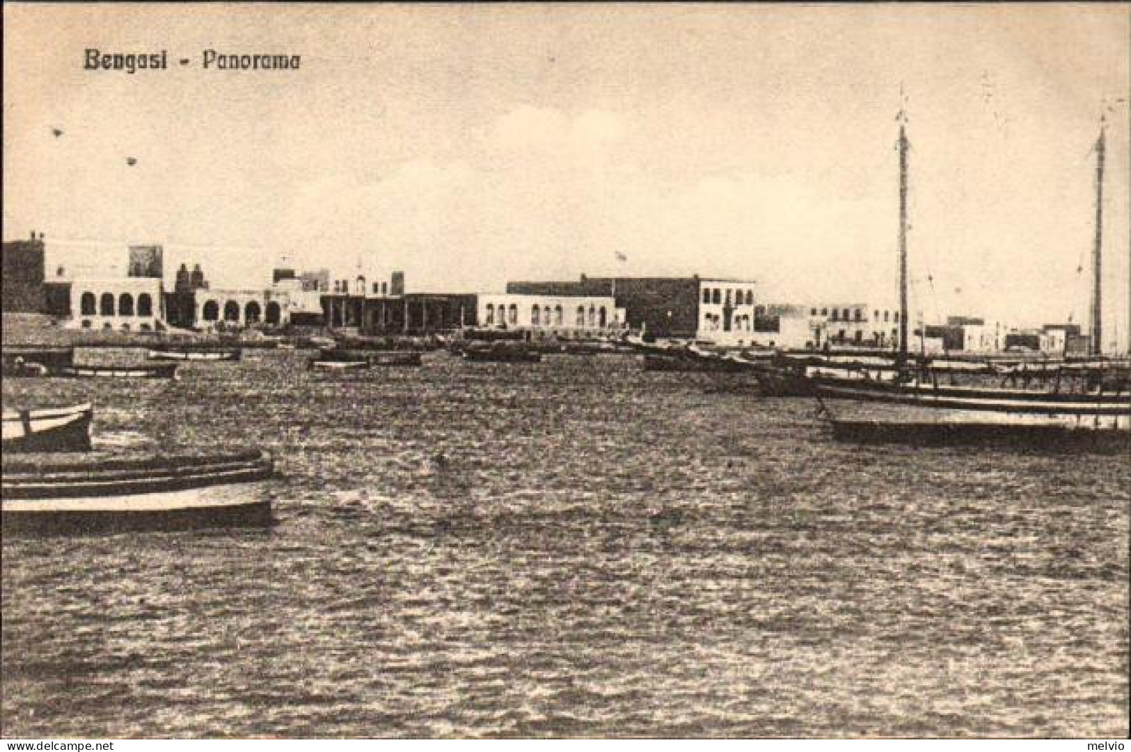 1911/12-"Guerra Italo-Turca,Bengasi Panorama" - Tripolitania