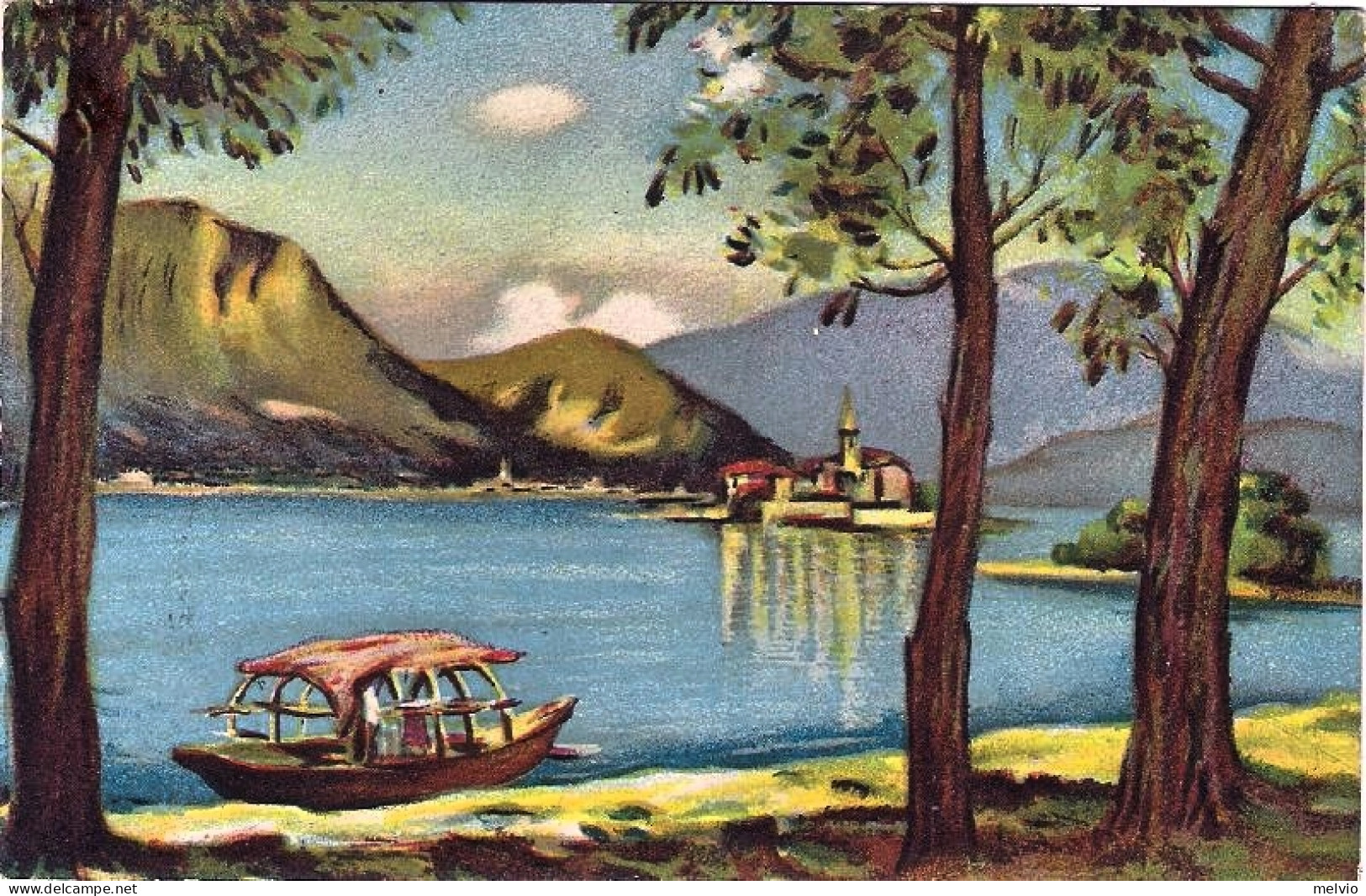 1947-lago Di Como Affrancata L.2 Democratica Con Annullo Frazionario Di Calcinat - Como