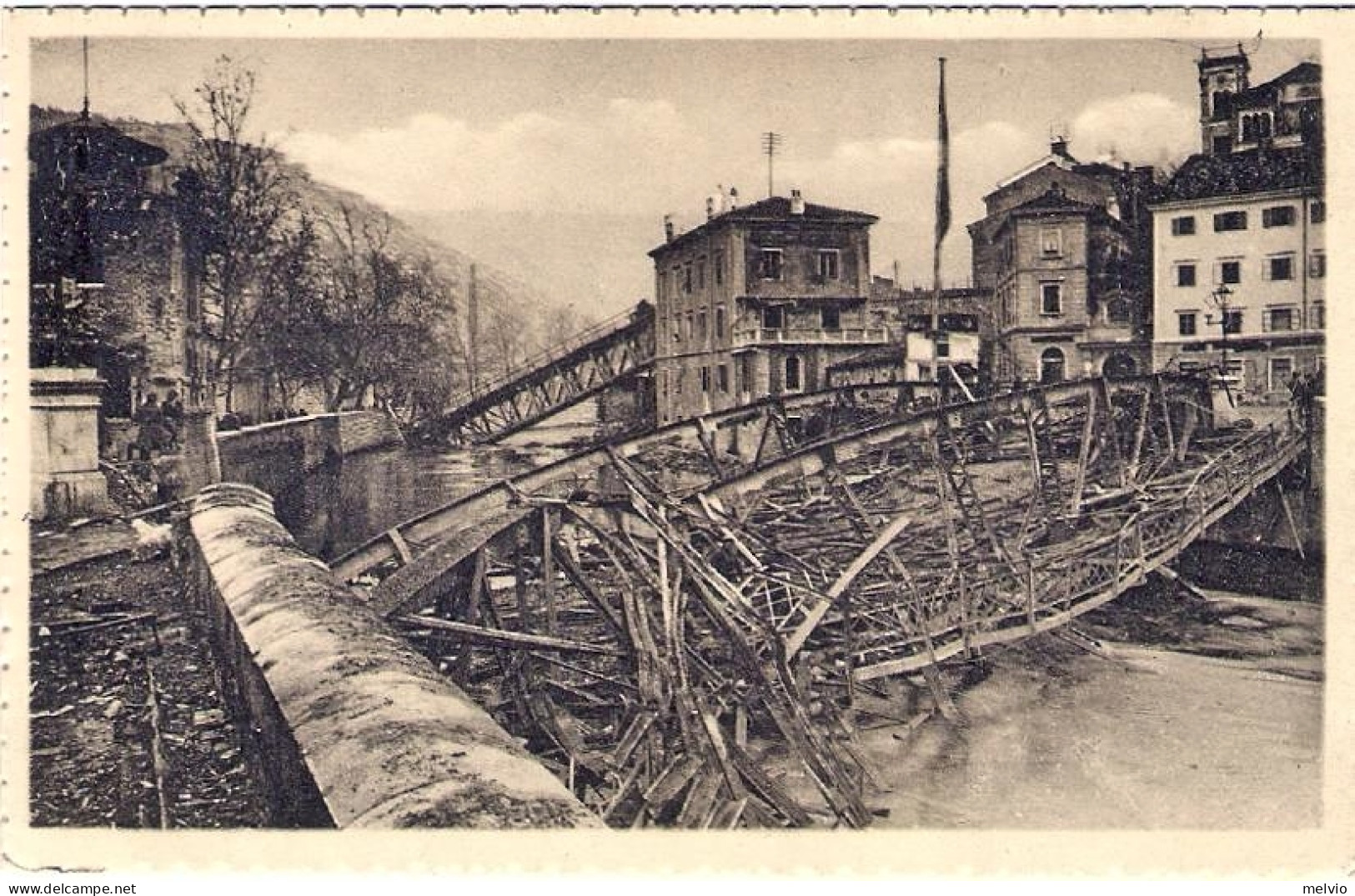 1920-Le 5 Giornate Di Fiume "i Ponti Sull'Eneo Distrutti" - Croazia