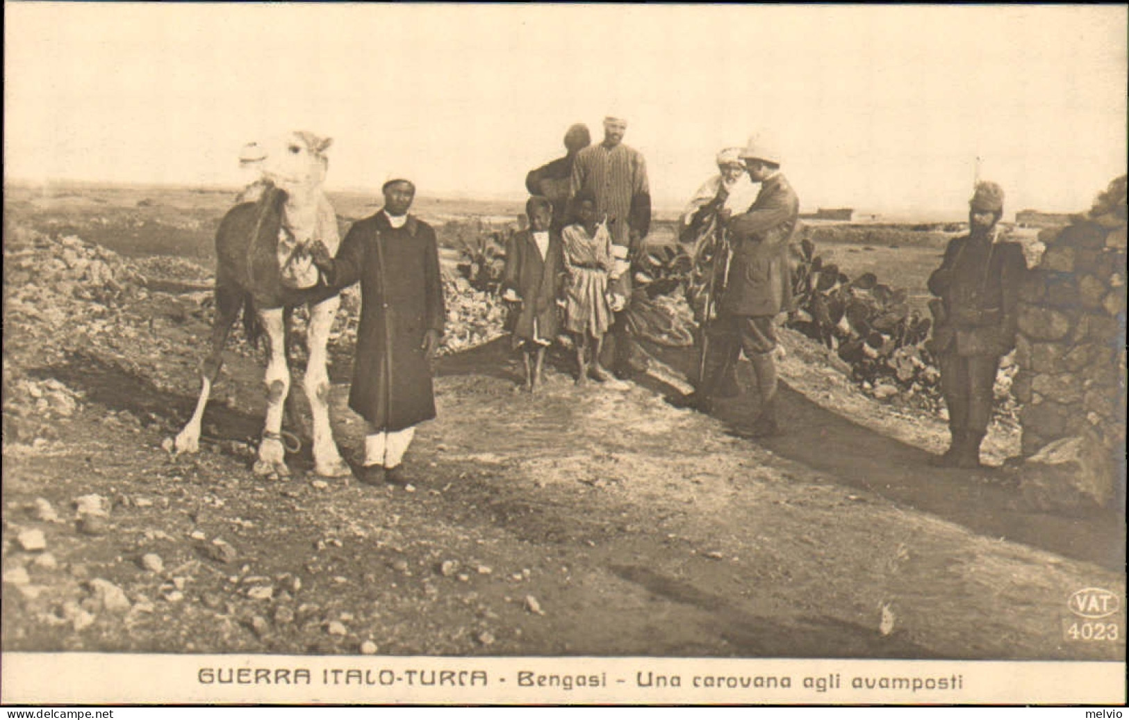 1911/12-"Guerra Italo-Turca,Bengasi Una Carovana Agli Avamposti" - Tripolitaine