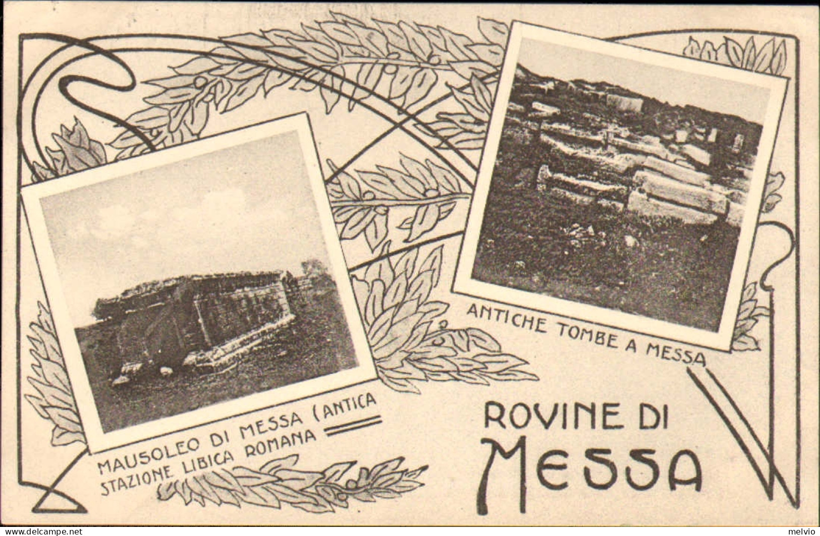 1911/12-"Guerra Italo-Turca,rovine Di Messa" - Tripolitaine