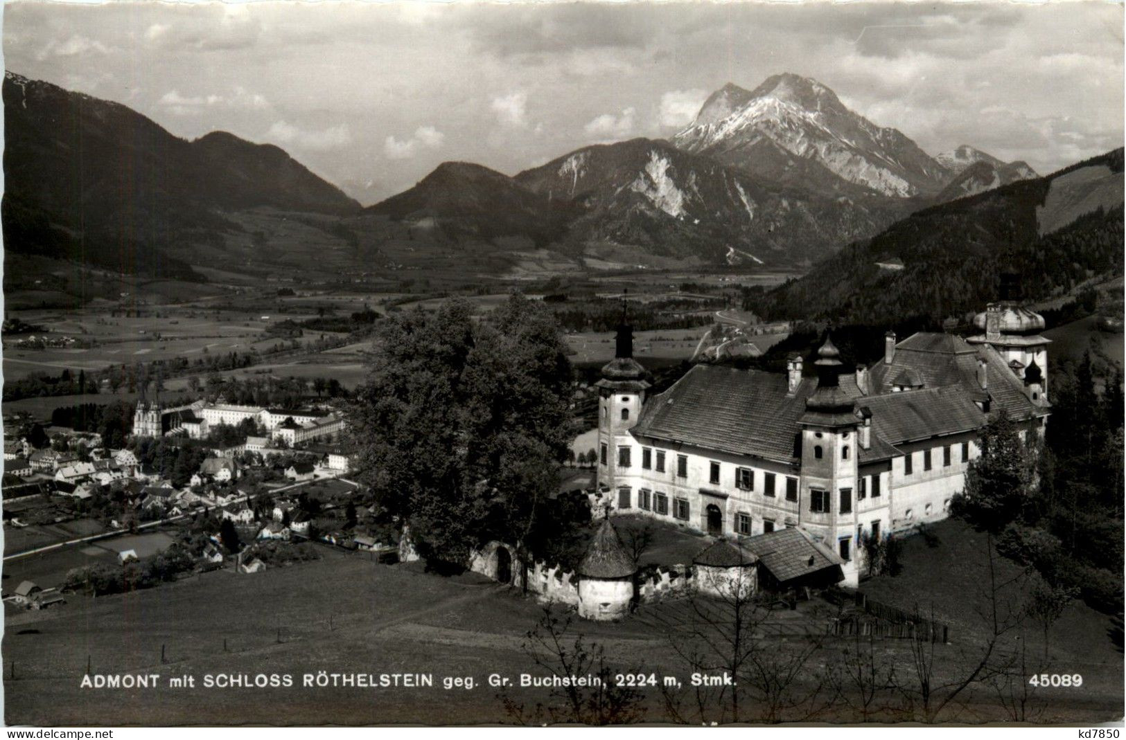 Admont/Steiermark - Admont, Mit Schloss Röthelstein Geg. Gr. Buchstein - Admont