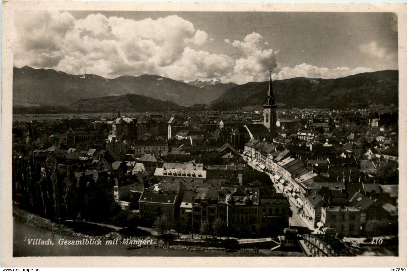 Villach/Kärnten - Villach, Gesamtblick Mit Mangart - Villach