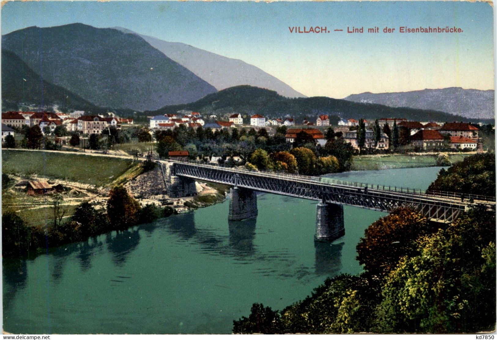 Villach/Kärnten - Villach, Lind Mit Der Eisenbahnbrücke - Villach