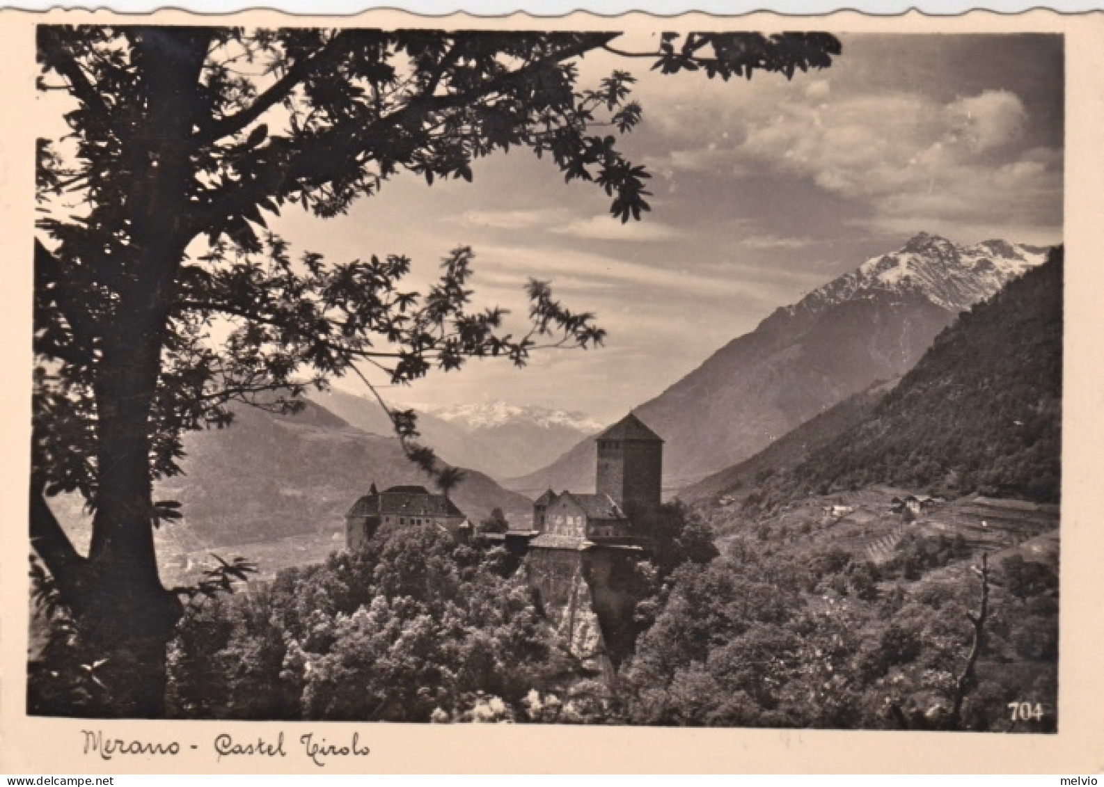 1940-Merano Castel Tirol, Diretta In Germania - Trento