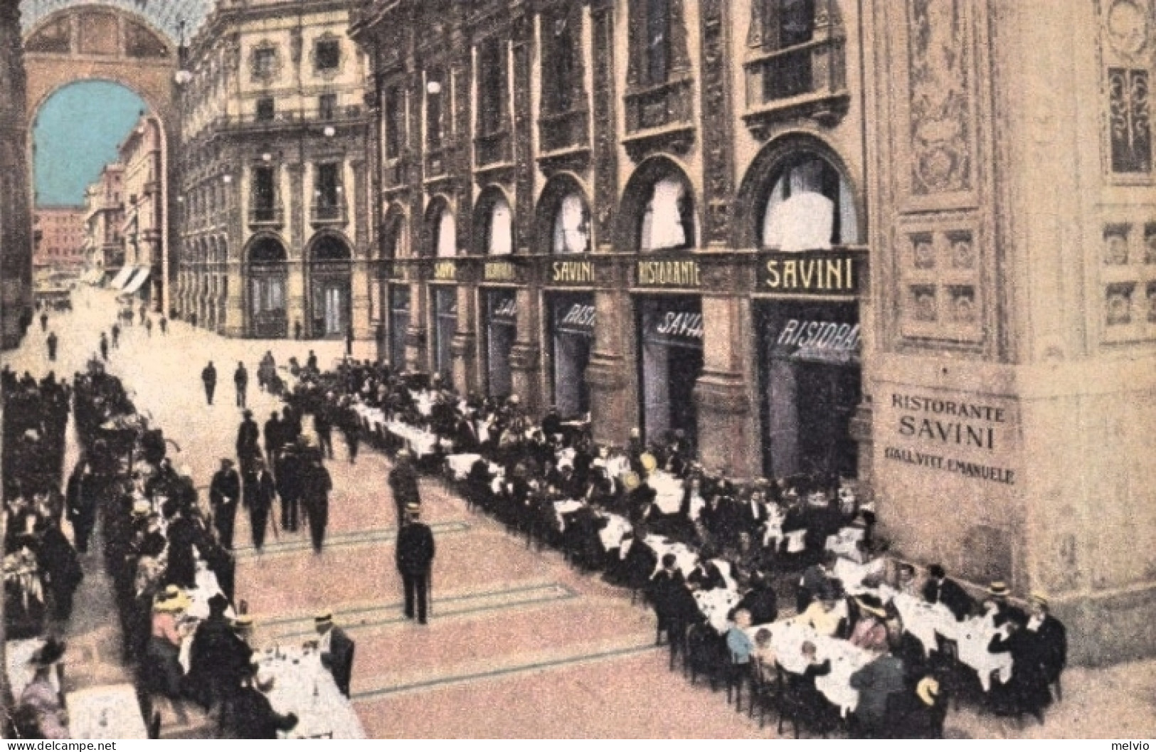 1920circa-Milano Galleria Vittorio Emanuele Ristorante Savini - Milano (Mailand)