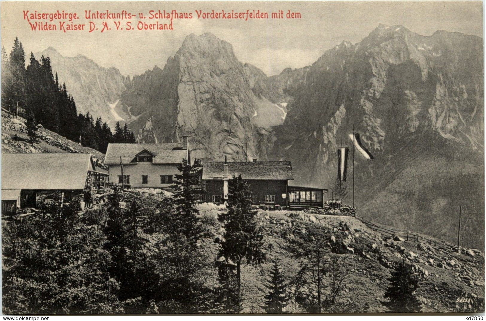 Kaisergebirge, Unterkunfts- U.Schlafhaus Vorderkaiserfelden R - Kufstein