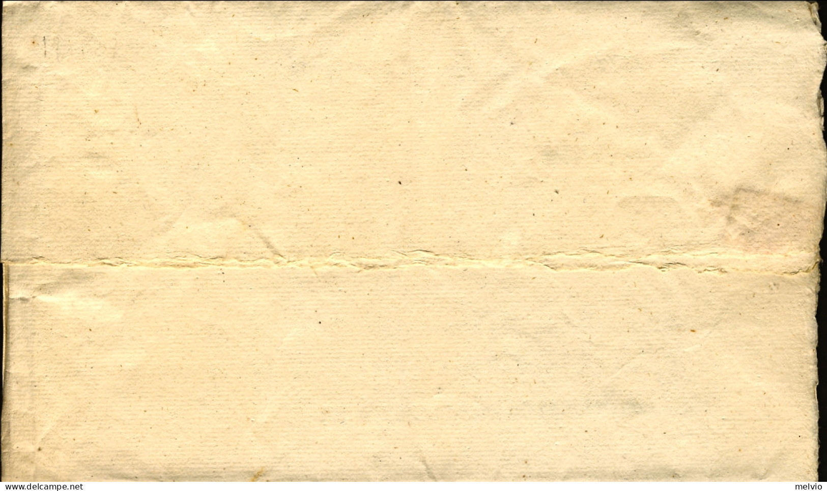 1847-ovale Rosso I.R.Comm.io Distrettuale In Gardone (Brescia) +lineare Gardone  - 1. ...-1850 Prephilately