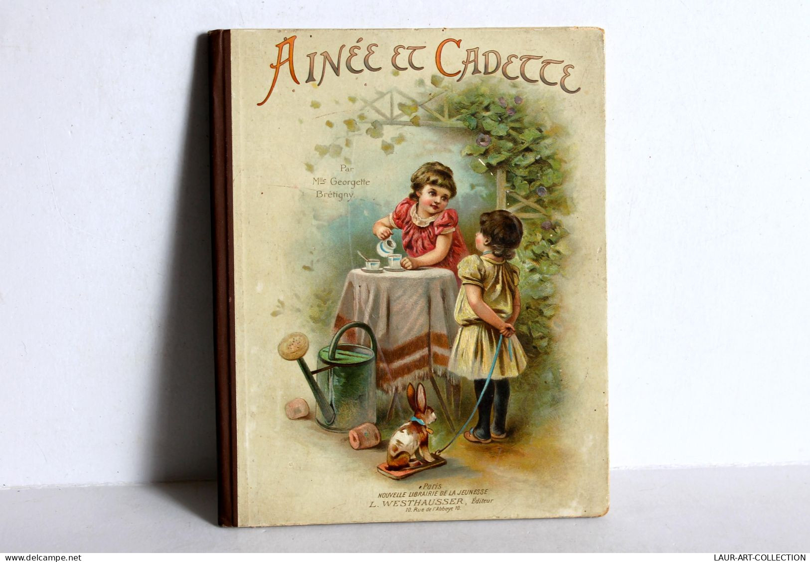 ENFANTINA - AINEE ET CADETTE Par GEORGETTE BRETIGNY WESTHAUSSER EDITEUR, ENFANT / ANCIEN LIVRE DEBUT 1900 (0603.4) - Andere & Zonder Classificatie