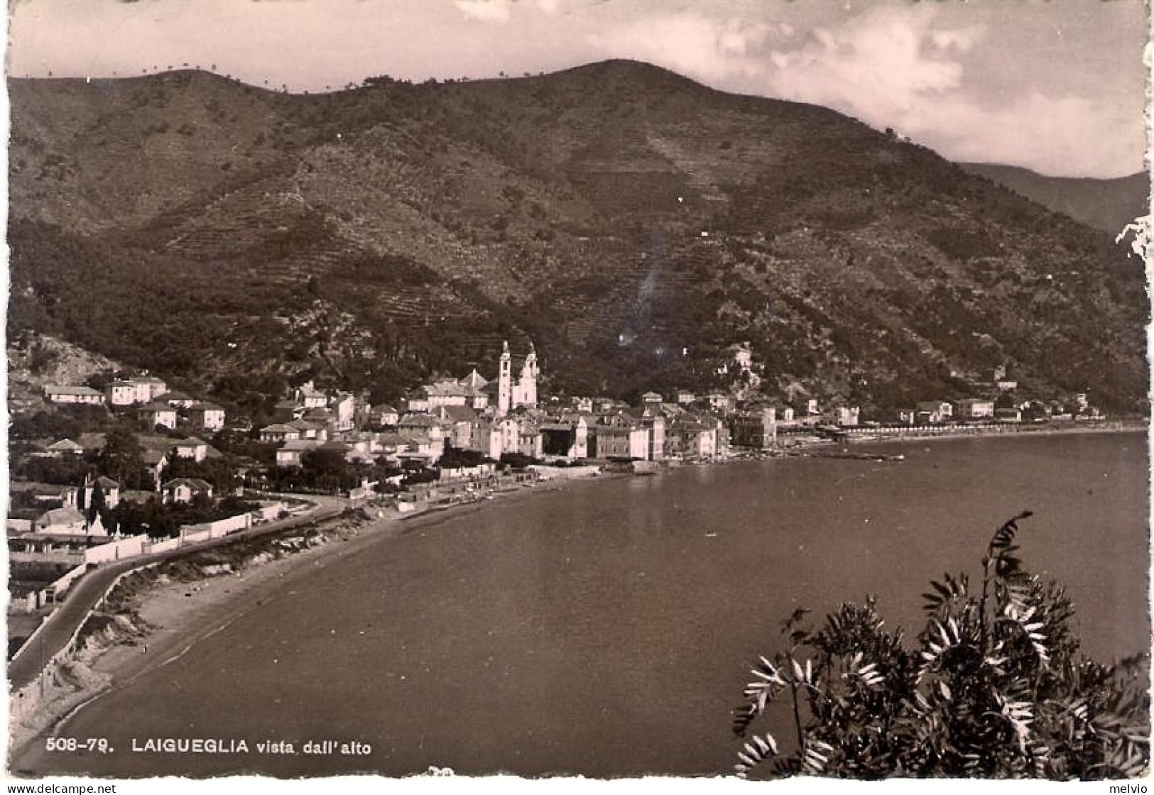 1940-cartolina Foto Laigueglia (Savona) Vista Dall'alto,viaggiata - Savona