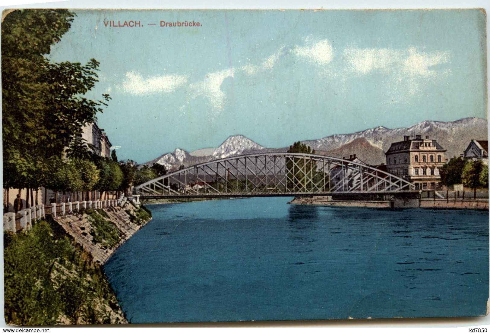 Villach/Kärnten - Villach, Draubrücke - Villach