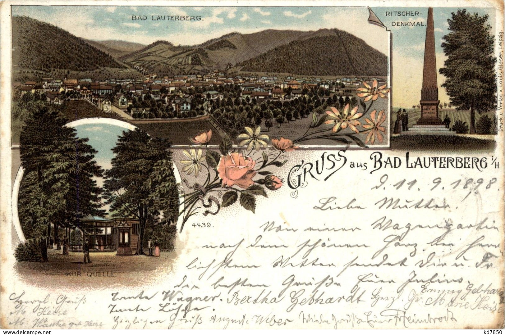 Gruss Aus Bad Lauterberg - Litho - Bad Lauterberg