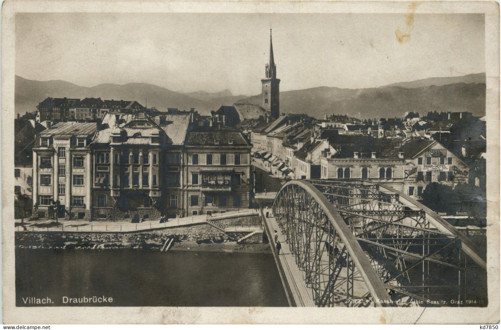 Villach/Kärnten - Villach, Draubrücke - Villach