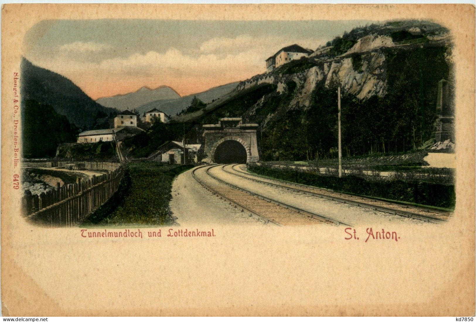 St.Anton/Arlberg - St.Anton, Tunnelmundloch Und Lottdenkmal - St. Anton Am Arlberg