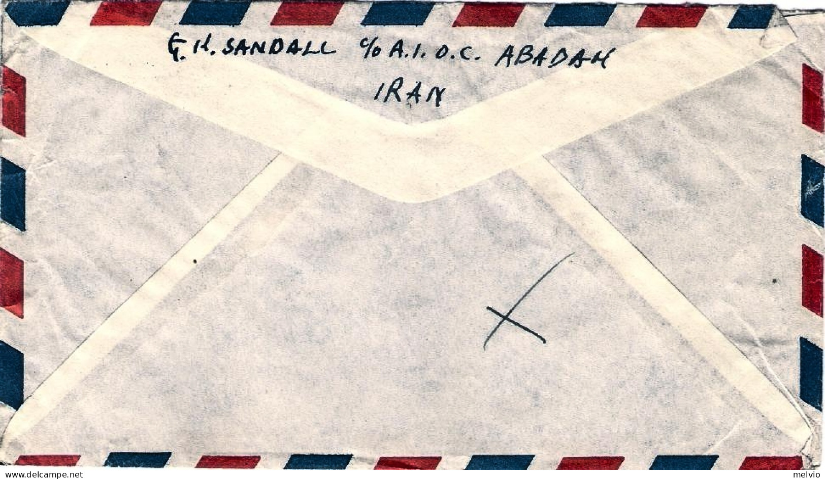 1950-Iran Lettera Diretta In Germania Affrancata Con Tre Commemorativi - Irán
