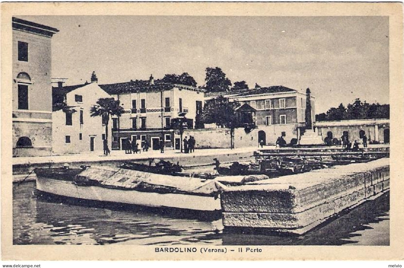 1930circa-cartolina Illustrata Nuova "Bardolino (Verona)-il Porto" - Verona