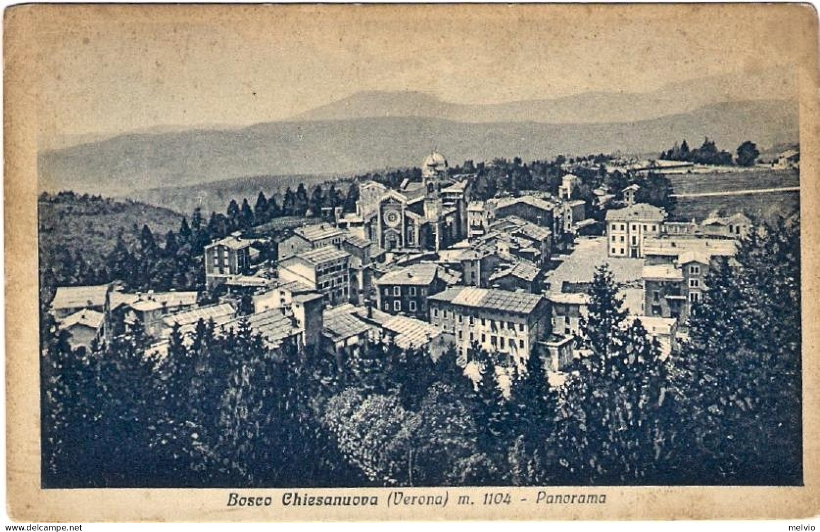 1934-"Bosco Chiesanuova (Verona) Panorama" - Verona