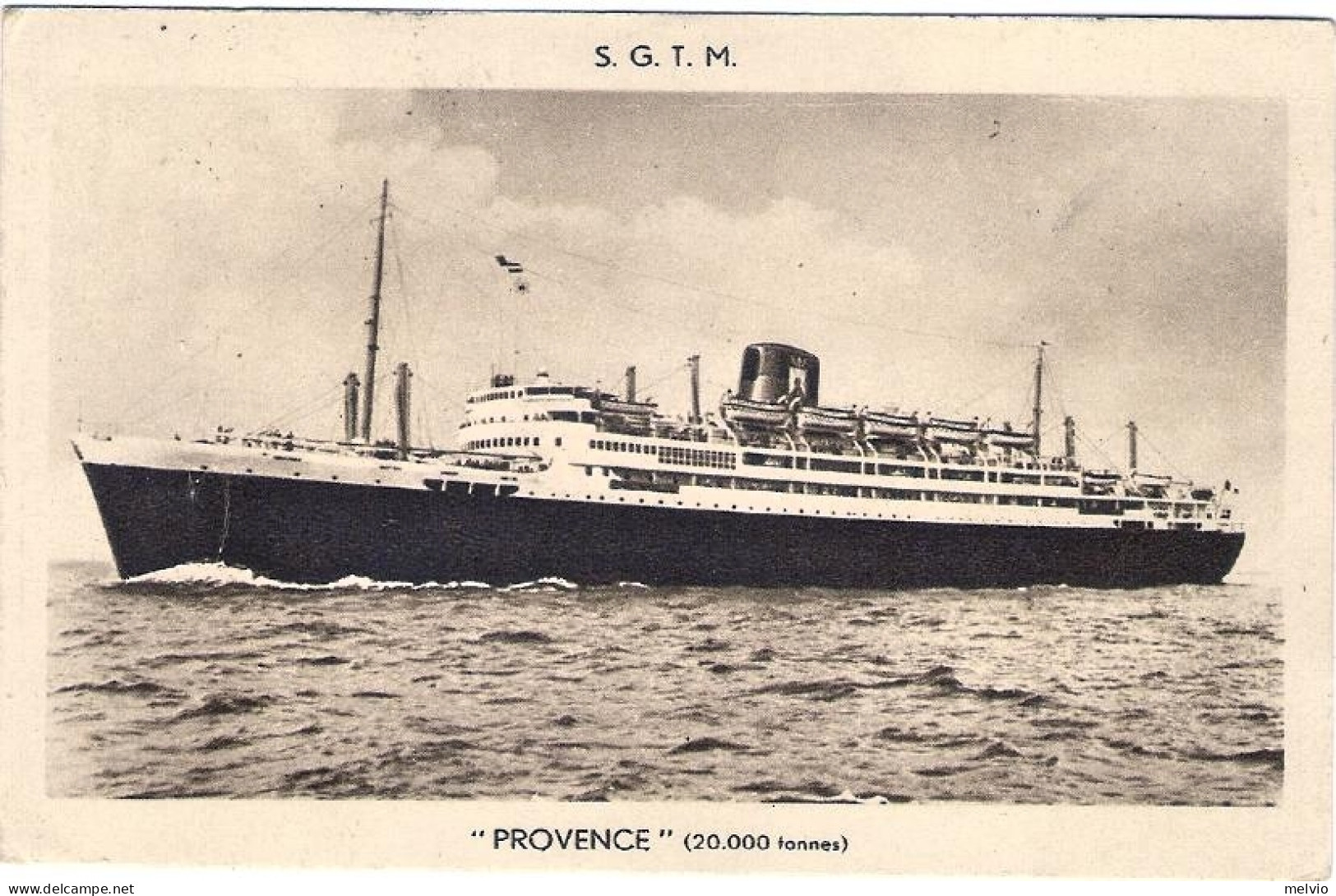 1951-Africa Occidentale Francese "nave Provence Da 20.000 T" Diretta In Italia A - Africa (Varia)