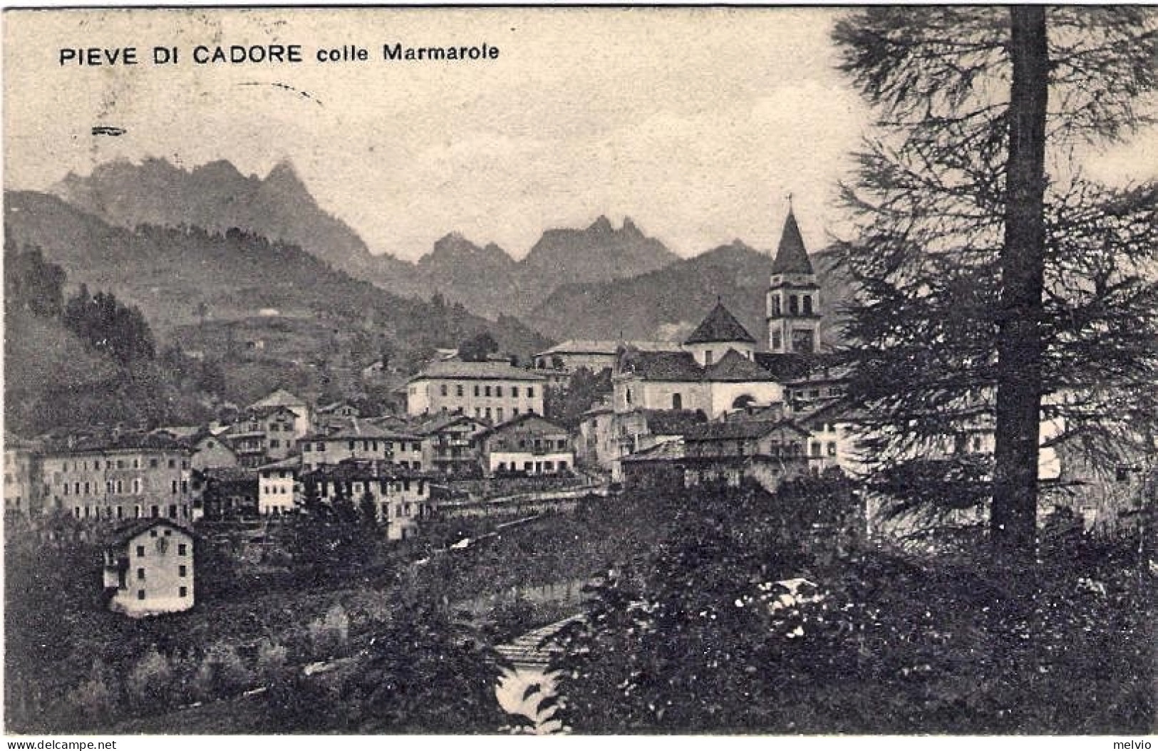 1926-Belluno "Pieve Di Cadore Colle Marmarole" - Belluno