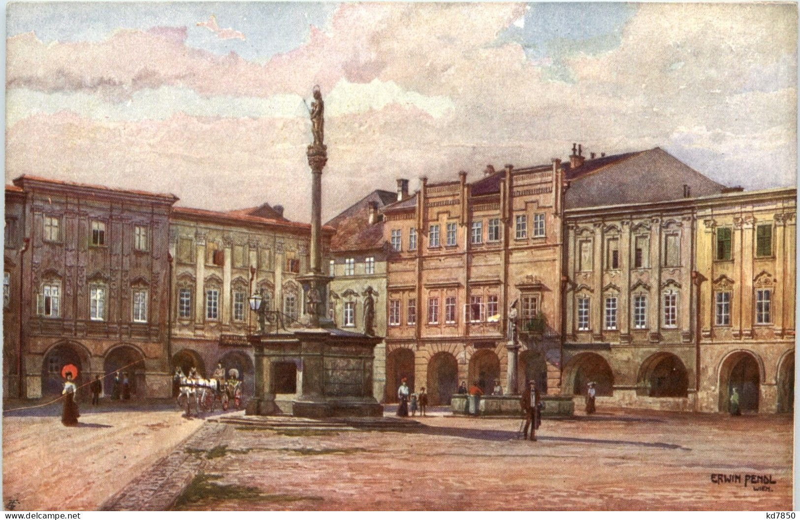 Neu Titschein - Stadtplatz - Tschechische Republik