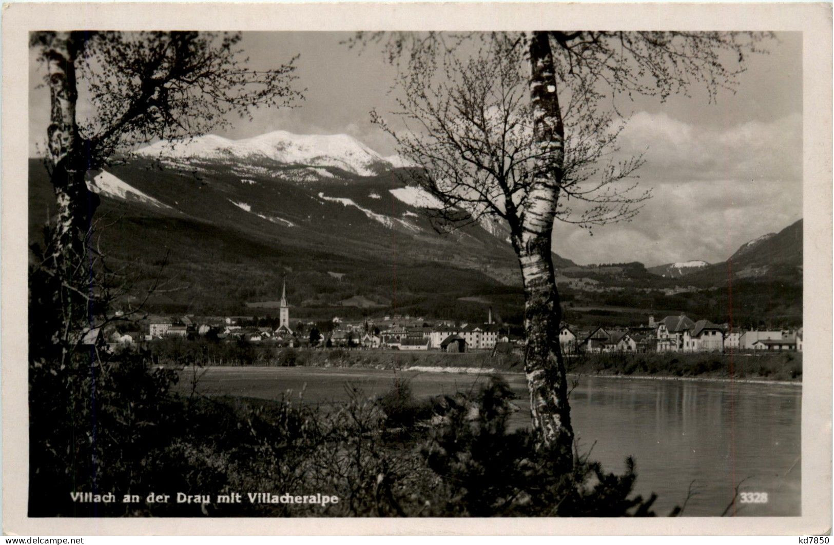 Villach/Kärnten - Villach, An Der Drau Mit Villacheralpe - Villach