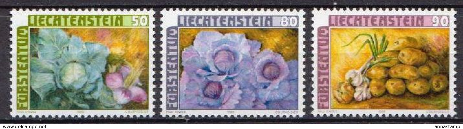 Liechtenstein MNH Set - Legumbres