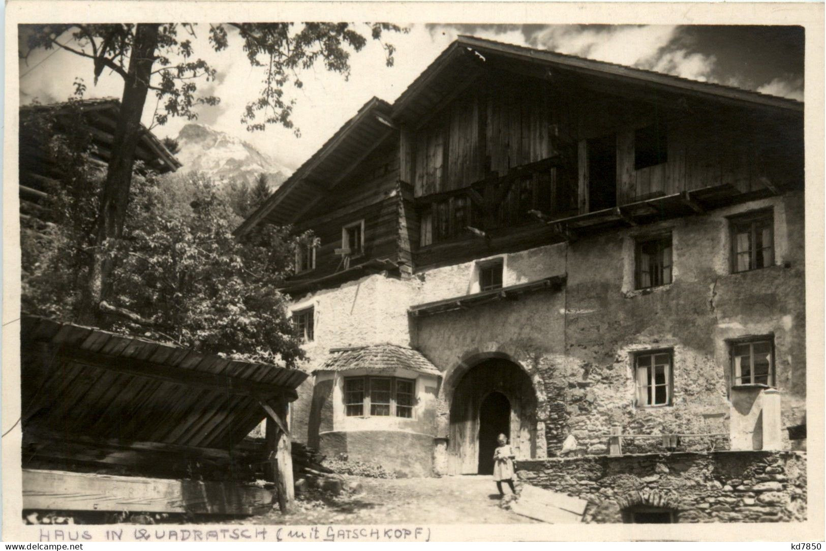 Sonstige Tirol - Bei Pians, Oberinntal, Haus In Wuadratsch (mit Gatschkopf) - Autres & Non Classés