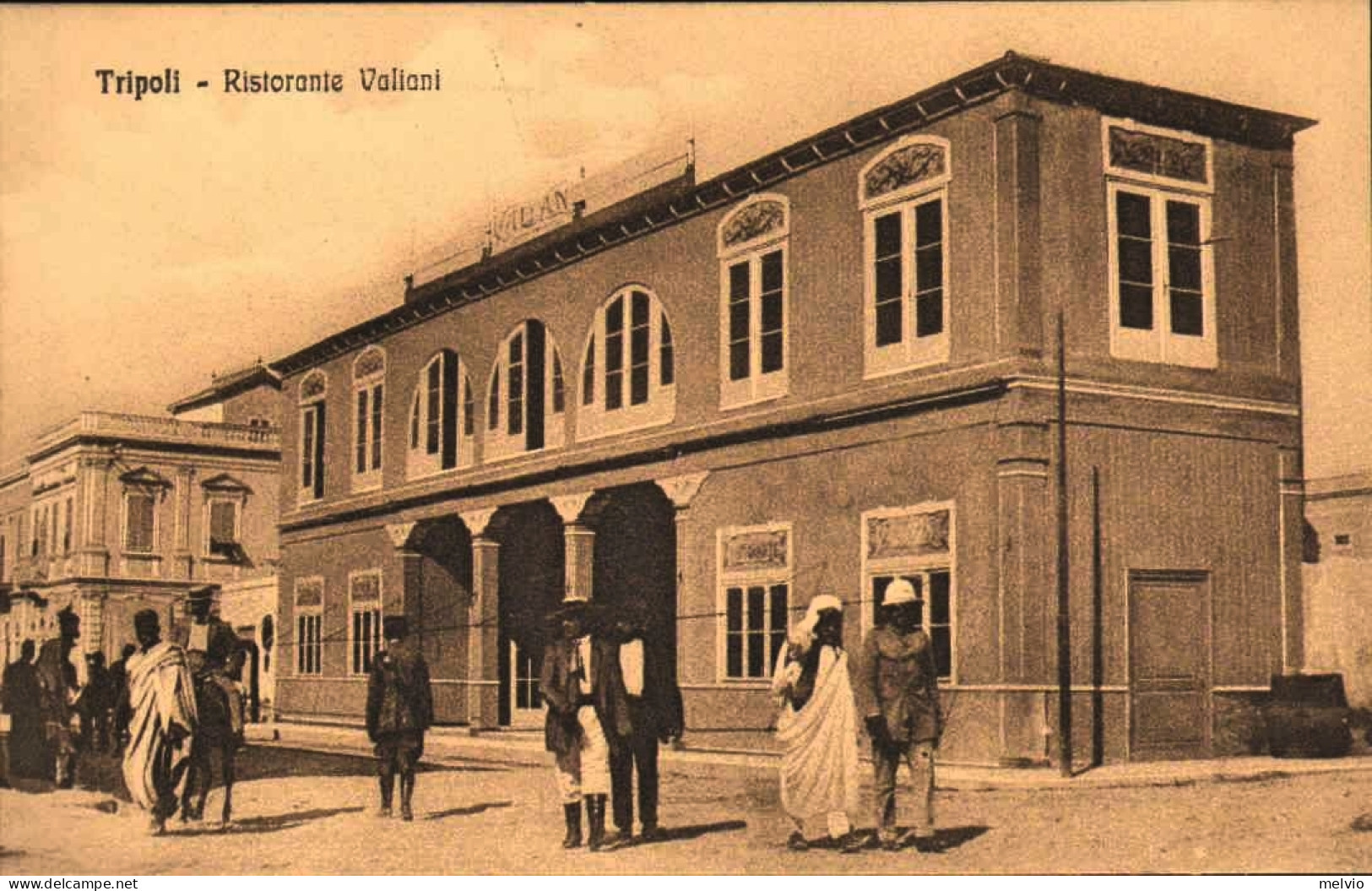 1911/12-"Guerra Italo-Turca,Tripoli Ristorante Valiani" - Tripolitaine