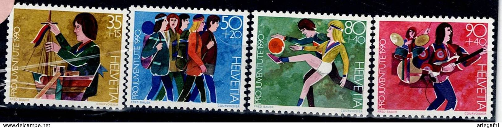 SWITZERLAND 1980 PRO JUVENTUTE DEVELOPMENT OF THE CHILD MI No 1431-4 MNH VF!! - Neufs