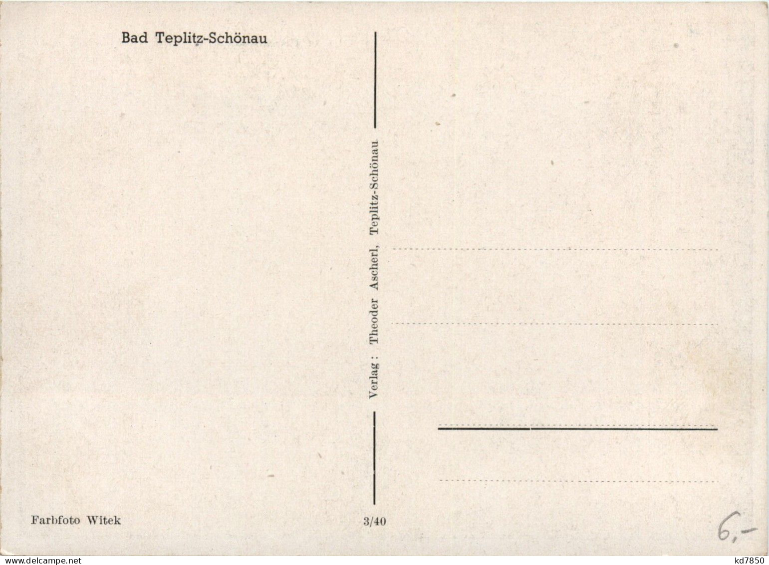 Teplitz Schönau - Tschechische Republik