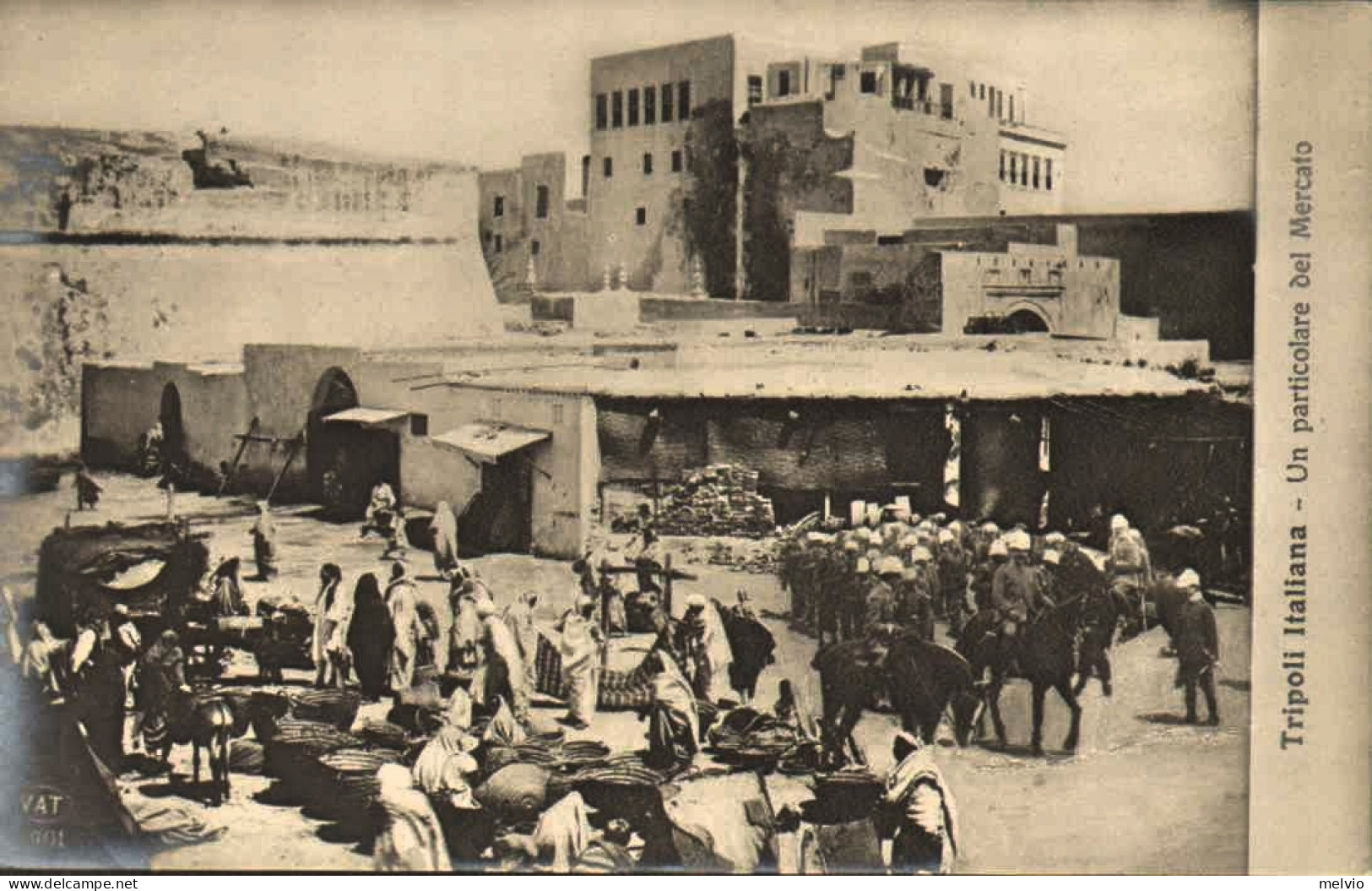 1911/12-"Guerra Italo-Turca,Tripoli Italiana Un Particolare Del Mercato" - Tripolitaine