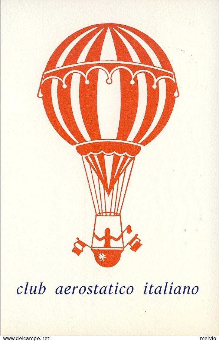 1973-cartolina I^ Coppa Aerostatica Henkel Posta Trasportata Con Aerostato HB-BO - Primi Voli